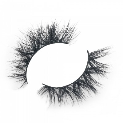 Quick to use natural mink strip eyelashes